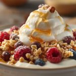 Greek yogurt with fruit and honey - Meli