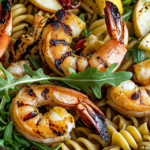 Pasta salad with scampi and apple - Meli