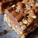 Oat bars with puffed rice and peanut butter - Meli