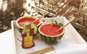 Frisse watermeloenmocktail